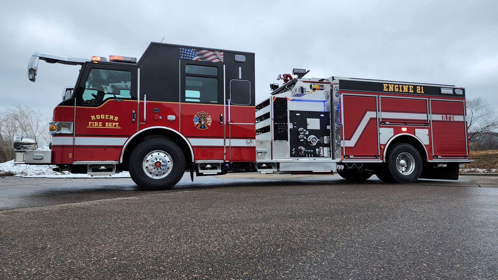Rogers Fire Department Pumper